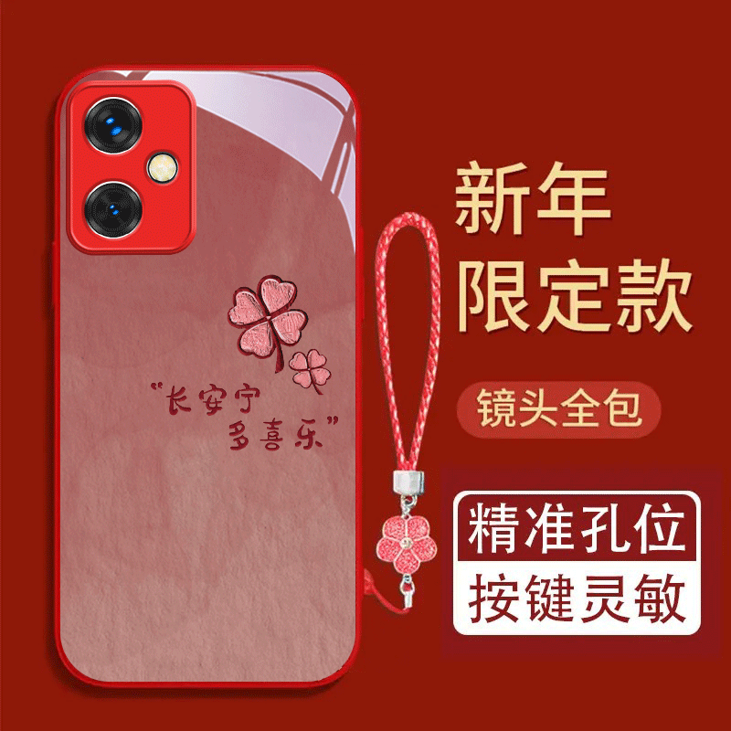 多喜乐适用于红米Note12金属漆玻璃壳全包Note12 Pro彩绘Note12Turbo潮流防摔卡通可爱保护套手机壳