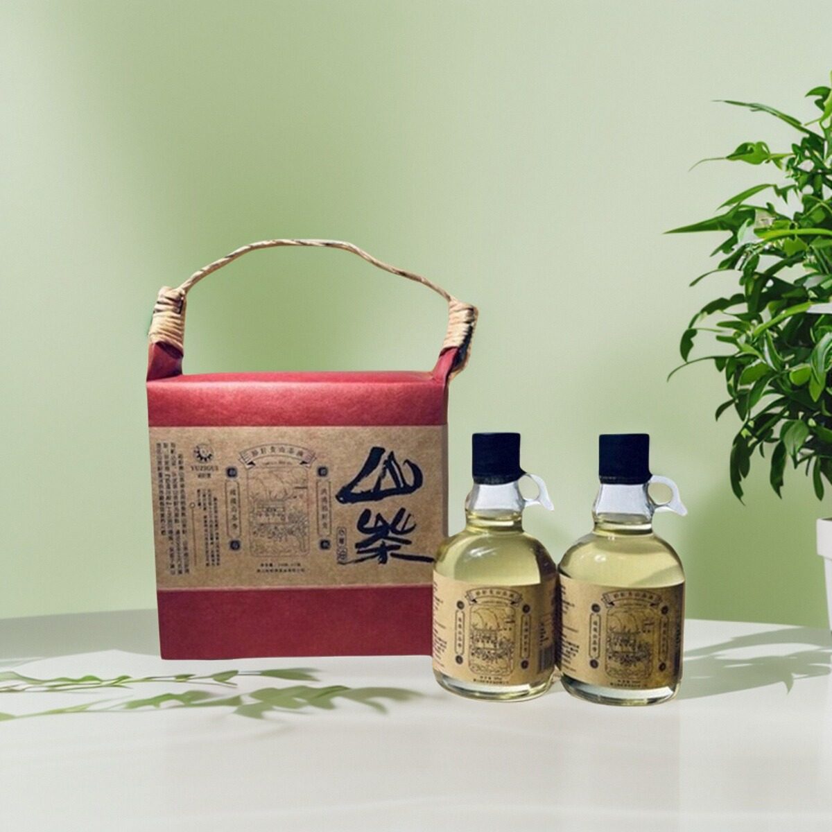 黄山裕籽贵茶油心意礼盒高山有机258ml*2伴手礼礼盒装送客户