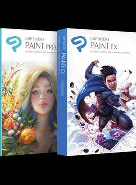 正版现货繁中CLIPSTUDIOPAINT PRO/EX绘画csp软件4.0序列号启动码
