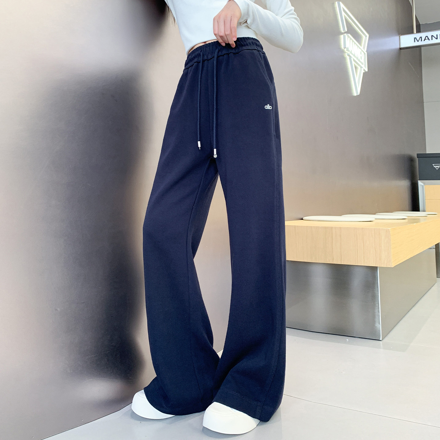女童阔腿裤2025秋季新款喇叭裤中大童韩版运动裤学生校服裤童装潮