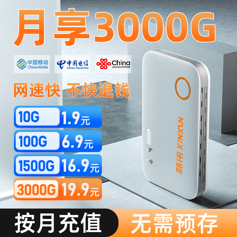 新讯随身wifi官方旗舰店移动无线wifi2024新款全国通用高速版网络g无限速流量上网卡wifl便携家用路由器5宽带