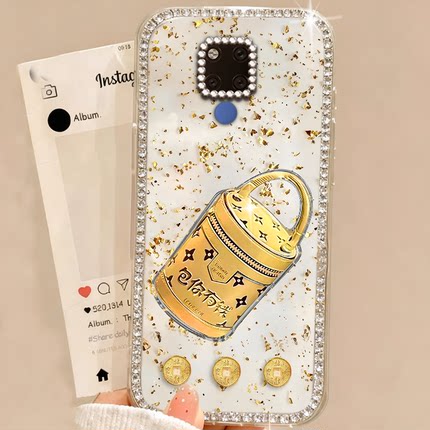 春节金箔招财适用华为Mate20x手机壳女款14pro新品70Pro+新年款20外壳7SE网红30pro 5G本命年12pro情侣20Pro