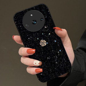 马年高级细闪适用realme真我11手机壳网红V5 5G防摔2保护套realme 真我Q2外壳12春节V13新品10新款V11/2026年