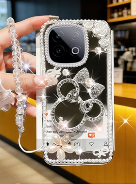 2026马年镶钻奢华适用oneplus1+一加turbo6手机壳女款ace5春节NordCE3网红11带镜子9Pro防摔ace5Pro新年款9R