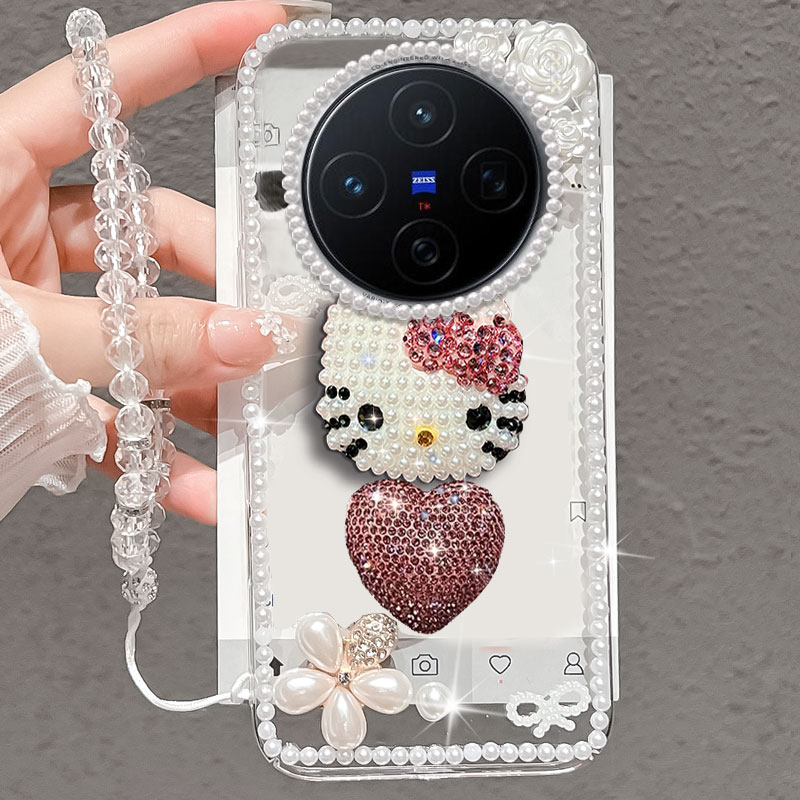 高端奢华镶钻手机壳，不掉钻，不发黄