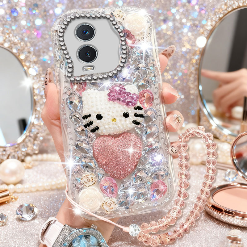 透明高级镶钻，仙女必备，不掉钻，不发黄