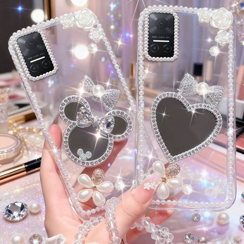 高端奢华镶钻手机壳，不掉钻，不发黄