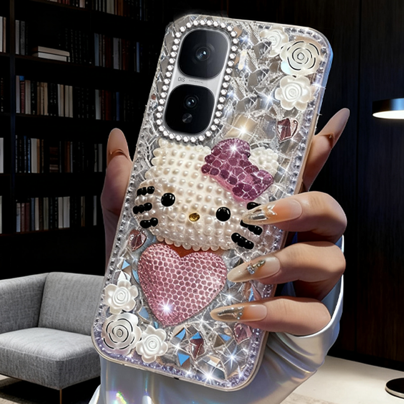 高端奢华镶钻手机壳，不掉钻，不发黄