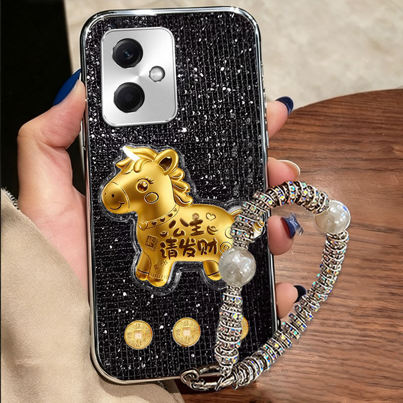 高级电镀光闪皮，全包防摔耐用，不掉色