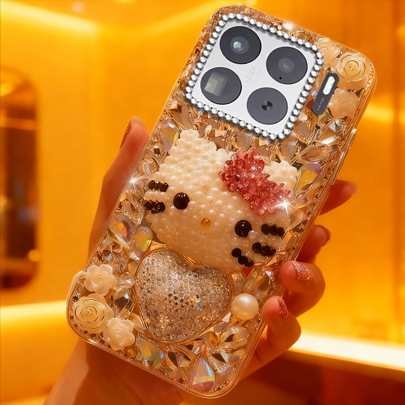 高端奢华镶钻手机壳，不掉钻，不发黄