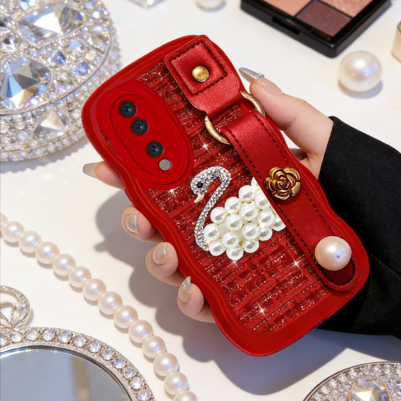 马年新年款名媛小香风适用荣耀70手机壳结婚50Pro春节30PRO保护套10SE女款50Pro过年30青春版高级感80GT新款,3C数码配件,手机保护套/壳,淘宝优惠券,粉丝福利购,淘宝优惠卷