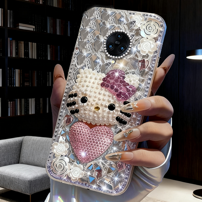 高端奢华镶钻手机壳，不掉钻，不发黄
