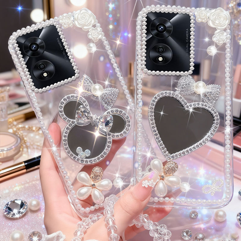 高端奢华镶钻手机壳，不掉钻，不发黄