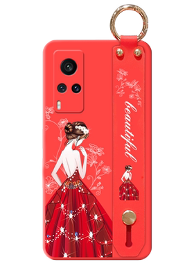 红色女神适用vivox60vovo手机壳