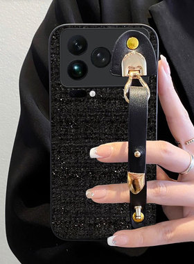 红色喜庆布艺小香风适用小米17Promax手机壳新款Civi5外壳12s秋冬15女款13针织15s毛绒14小众13冬天13x防摔1S