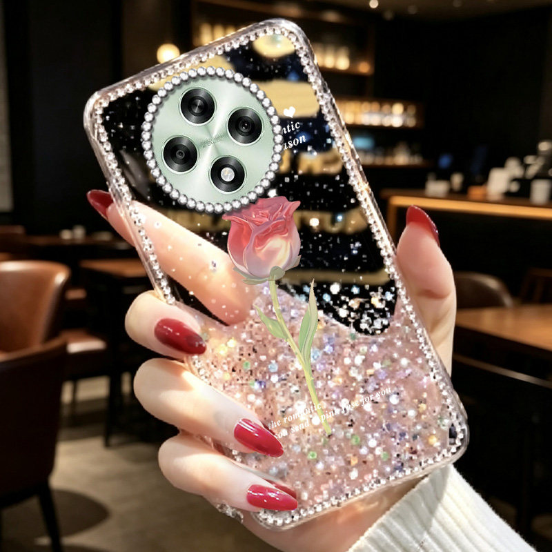 透明高级感闪钻适用OPPOA3 5G手机壳秋冬A6新款15水钻A1奢华A6/2026年9镶钻A5x全包A6c网红K9新品10+软壳A6s图片