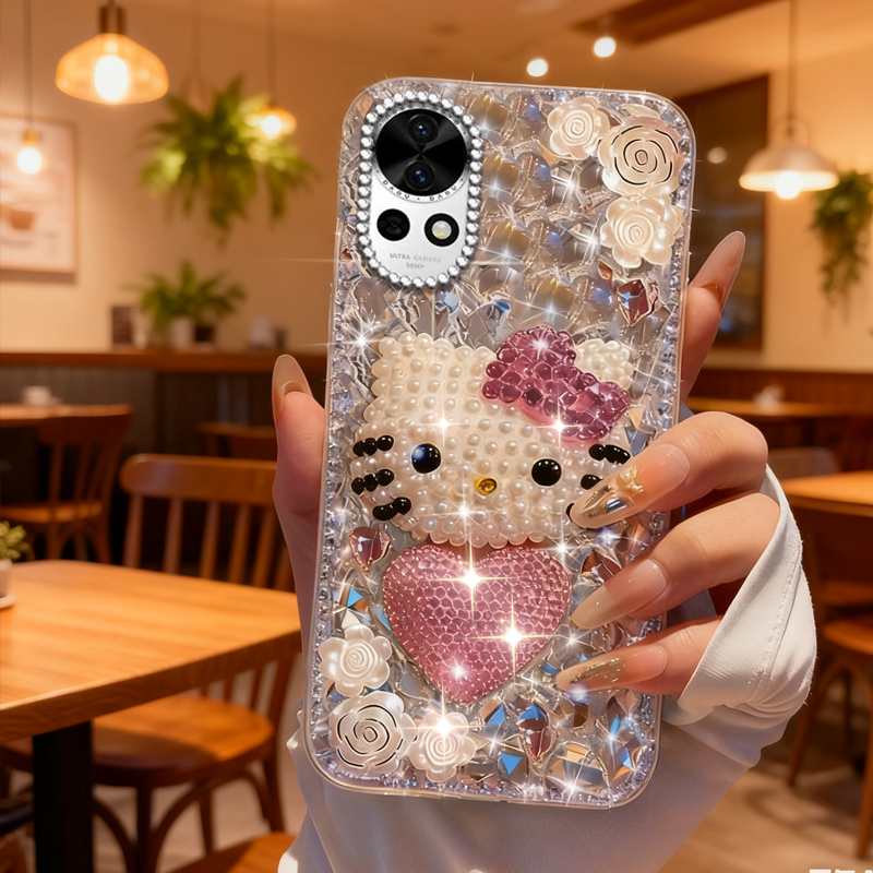 高端奢华镶钻手机壳，不掉钻，不发黄