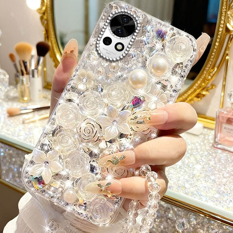高端奢华镶钻手机壳，不掉钻，不发黄