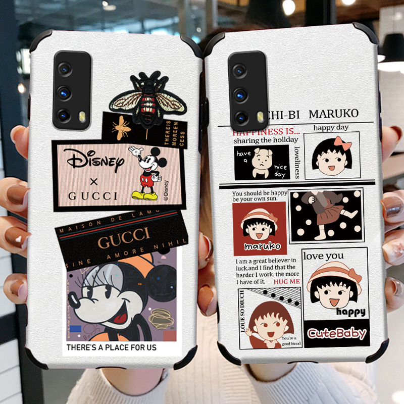 ins冷淡风冰丝纹适用于iqooz1x手机壳日韩动漫少女款vivoiqooz1硅胶软