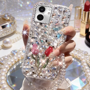 镶钻适用vivoY50 满钻y52s奢华U3保护套T1x网红Y35 5G手机壳防摔Y78 X21屏幕指纹版 2026年X27 新款 高级爆款