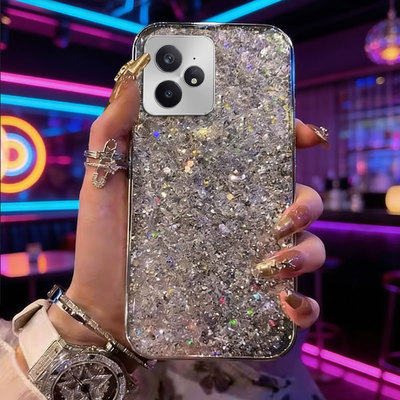 2026金属电镀爆闪适用realme真我Neo7手机壳本命年5女款5过年13+新款真我8保护套Neo7se高级感真我8外壳V60