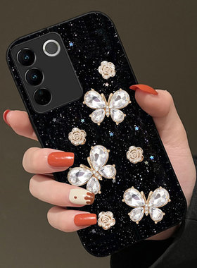 马年高级细闪适用vivoS16手机壳新款S16新品S15全包S19过年S18/2026年S1保护套S30mini防摔S17女款S19春节