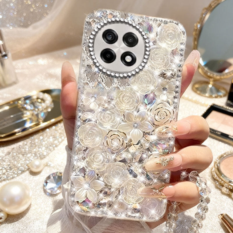高端奢华镶钻手机壳，不掉钻，不发黄