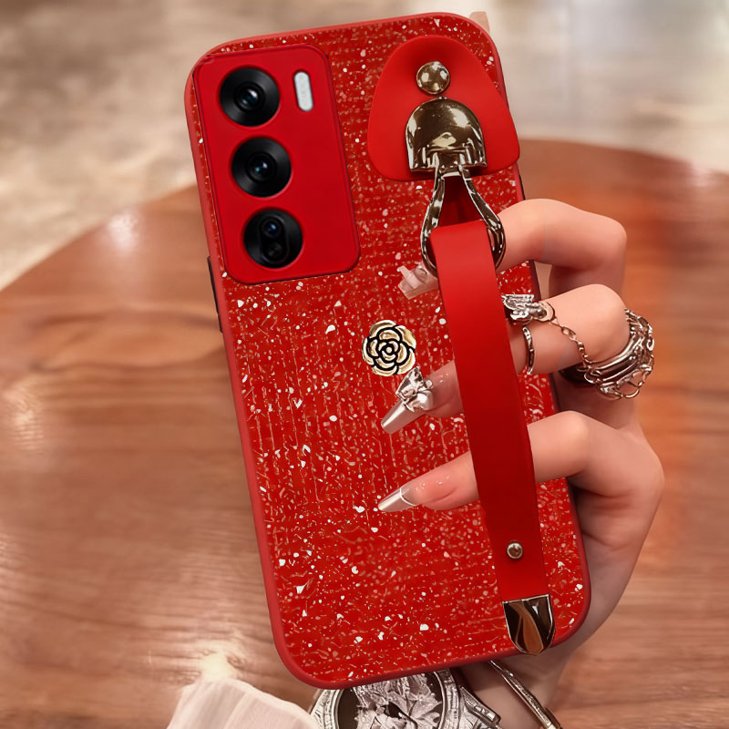 2026新款，磨砂光闪皮，带腕带更方便