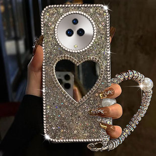 2025年S17全包X100S S15PRO网红S19 镶钻爆闪爱心镜适用vivonex3手机壳防摔S15外壳nex3s女款 X200ultra新款