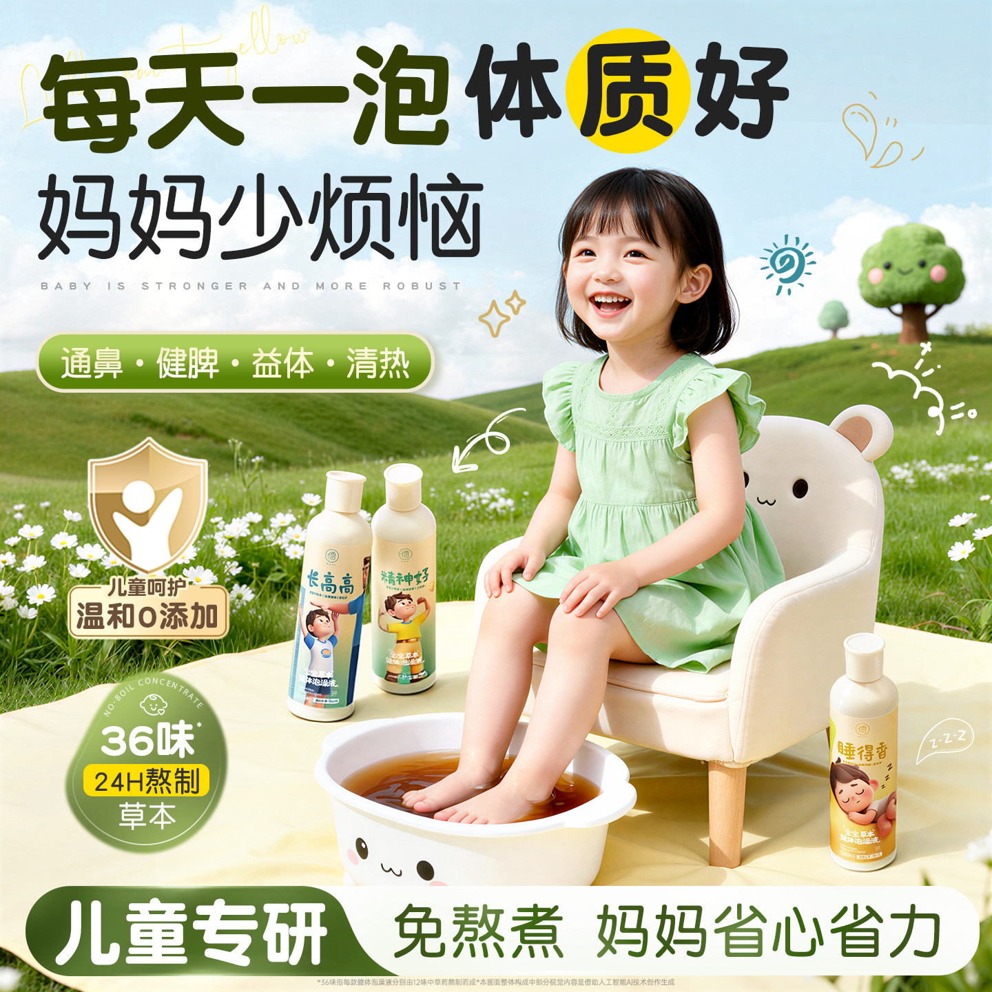 儿童泡脚药包宝宝鼻塞易咳足浴婴儿调理脾胃增强抵御力中药艾草液,洗护清洁剂/卫生巾/纸/香薰,浴足剂,淘宝优惠券,粉丝福利购,淘宝优惠卷