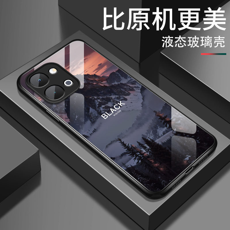 适用vivoy500i手机壳Y500i网红黑色风景玻璃硬壳保护套男新款V2531A镜头全包防摔软壳VIVO女高级创意个性外壳,3C数码配件,手机保护套/壳,淘宝优惠券,粉丝福利购,淘宝优惠卷