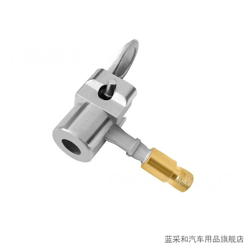 新款轮胎充气夹头连接充气宝车载