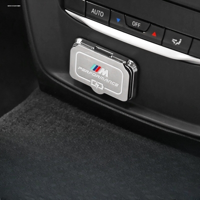 适用于宝马1系3系5系6GTX1X2X3X4内饰改装储物箱充电口USB保护盖