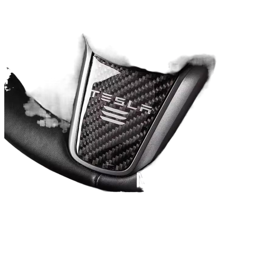 适用特斯拉17-22款Model3Y通用碳纤维方向盘贴中控内饰装饰贴改装
