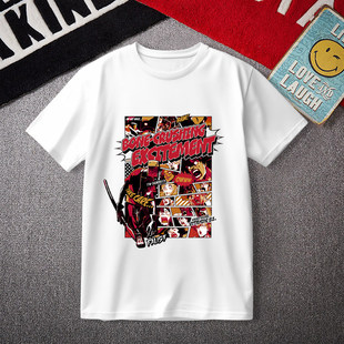 周边短袖 浮士德Exciting骨折颜艺 纯棉T恤痛衣服 备斗争 罪恶装