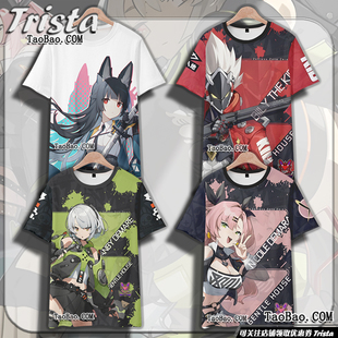 绝区零周边衣服 星见雅 比利 妮可 安比痛衣游戏夏装男士短袖T恤