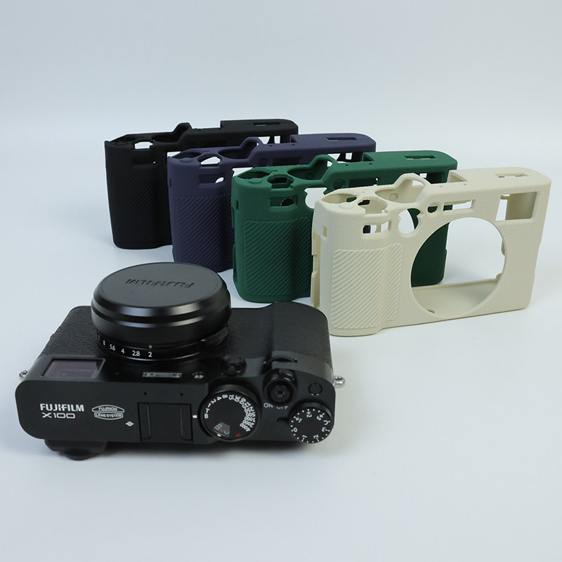 相机套 适用富士X100VI XT5 XT4 X-T4 X-T3 X100V 微单相机套 硅胶套 保护套 XT3 微单包 软套X-T5