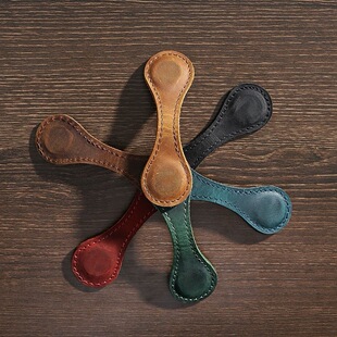 随阅书签多功能看阅读书夹新款疯马皮超强磁性书签夹跟页随页创意不变形高档高颜值环保读书书页夹子