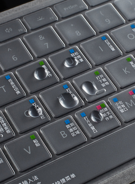 适用于微软surface pro8键盘膜laptop3电脑5平板4保护book笔记本7配件防尘罩套12.3寸全覆盖win10快捷键6贴膜