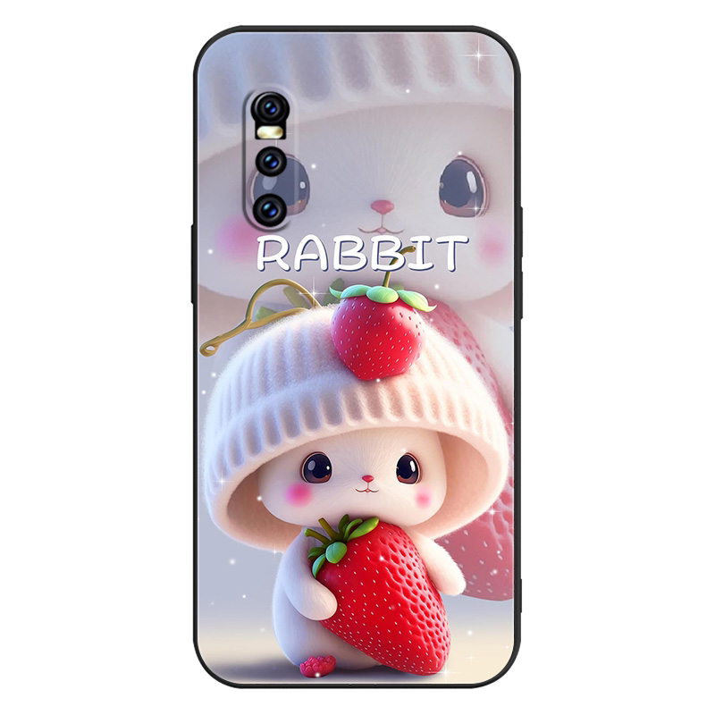 适用vivoX27手机壳vivo X27保护套v1829a防摔全包软超薄情侣潮牌网红男液态硅胶女个性简约新款卡通萌兔定制