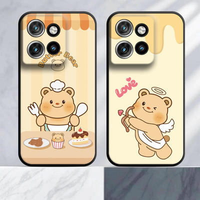 适用摩托罗拉S50tpu卡通全包边