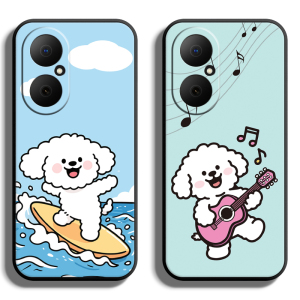 适用华为畅享系列80Pro手机壳Hi畅想70Plus保护套70M全包60X防摔wiko软70S薄Max硅胶Z活力版男情侣小狗三定制