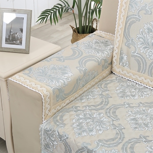 欧式亚麻沙发巾靠背巾扶手盖巾全盖后背巾简约现代通用沙发垫套罩