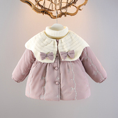 新款 棉服装 洋气棉衣儿童冬装 小女孩冬款 123456岁 女童装 女宝宝冬季