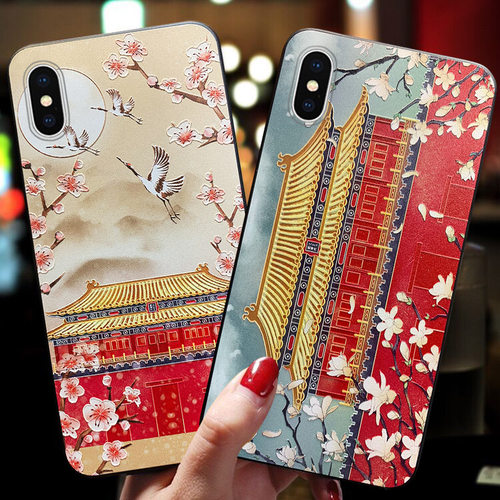 iphone故宫苹果中国风硅胶软壳