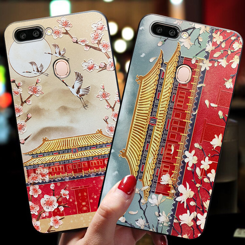 oppo故宫中国风潮牌网红同款软壳