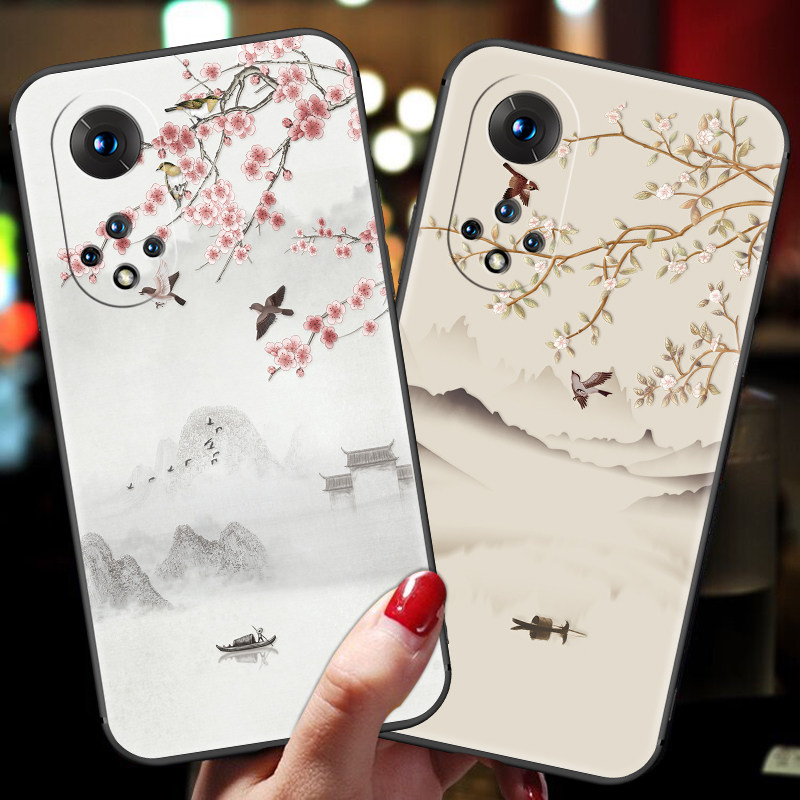 适用于华为荣耀50pro手机壳中国风honor50se硅胶软壳女款复古风全包防摔带挂绳指环扣浮雕男超薄磨砂个性创意,3C数码配件,手机保护套/壳,淘宝优惠券,粉丝福利购,淘宝优惠卷