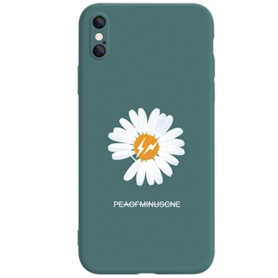 苹果xsmax手机壳液态硅胶iPhonex小雏菊iPhone xs max抖音同款xr软壳iPhonexr防摔保护套x男女潮新款网红潮牌