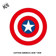 Captain America Marvel Hero Cá tính Vali Vali Sticker Xe đẩy Vỏ máy tính xách tay Không thấm nước 545 - Phụ kiện máy tính xách tay