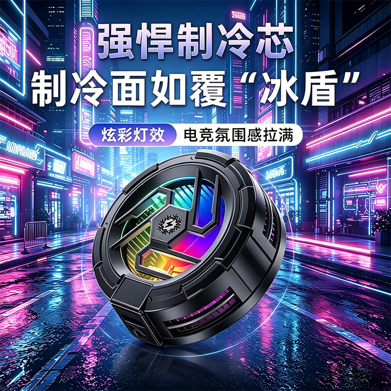 数码电子散热器【真冰！磁吸降温